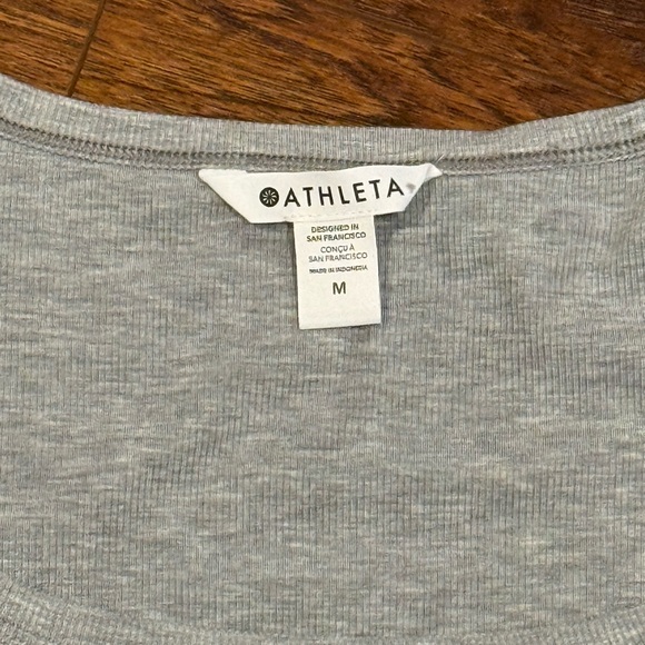 Athleta Signature Rib Square Neck Top - Picture 2 of 2